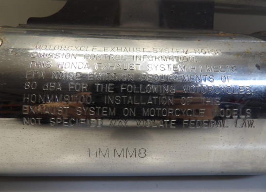 Uitlaat Honda VT 1100