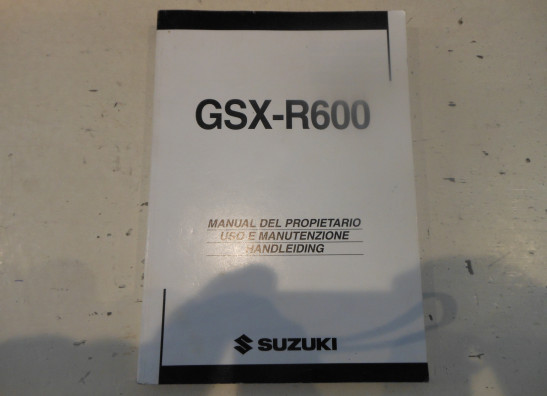 Fahrerhandbuch Suzuki GSX R 600