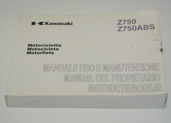 Instructieboekje Kawasaki Z 750