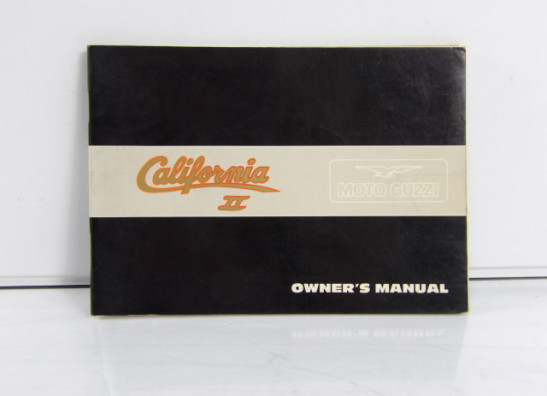 Fahrerhandbuch Moto Guzzi California 2