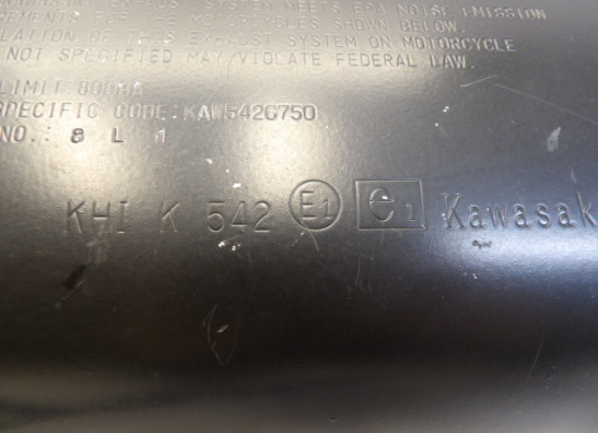 Muffler Kawasaki Z 750
