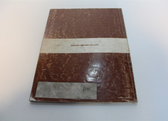 Instruction manual Suzuki DR 400