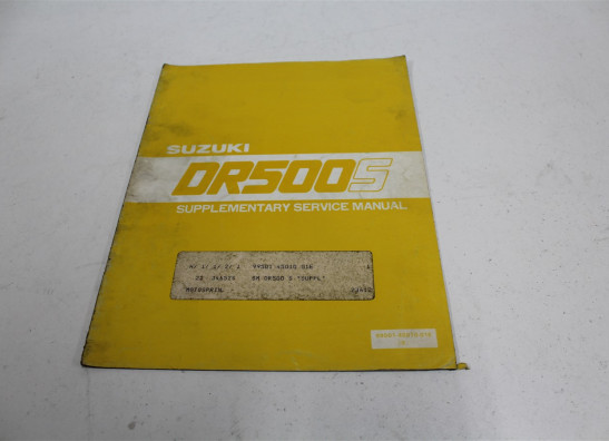 Werkplaatshandboek Suzuki DR 500 S