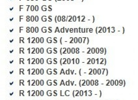 Topkoffer BMW R 1200 GS LC