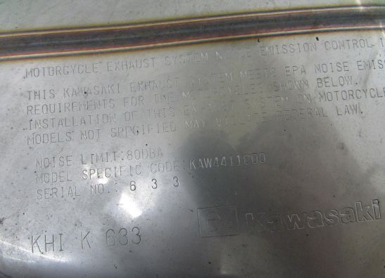 Auspuff Kawasaki Z 1000