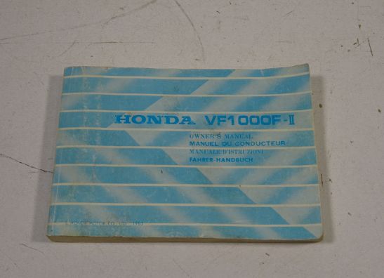Instructieboekje Honda VF 1000 F