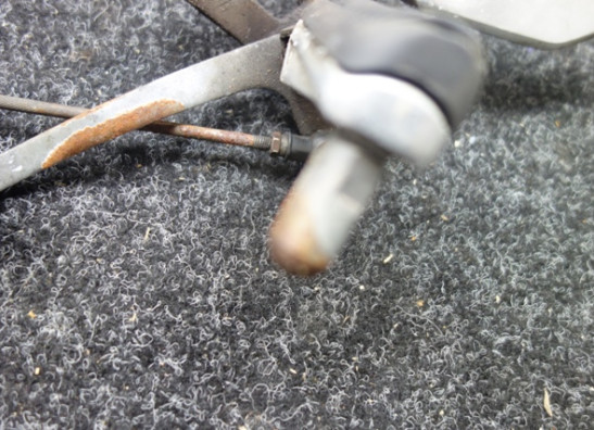 Main step holder left Yamaha FAZER 600