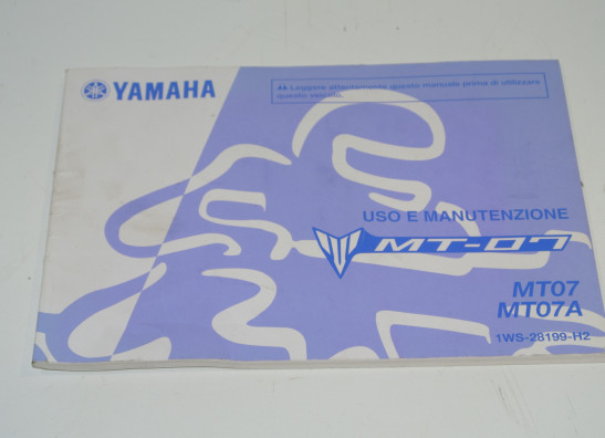 Manuel Yamaha MT 07