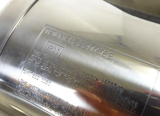 Auspuff Triumph Speed Triple 1050