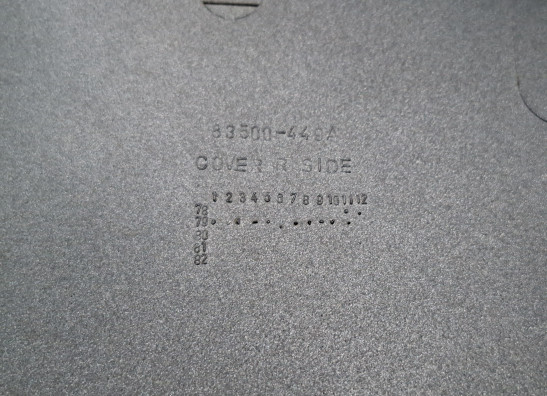 Rechter zijkuip klein Honda CX 500