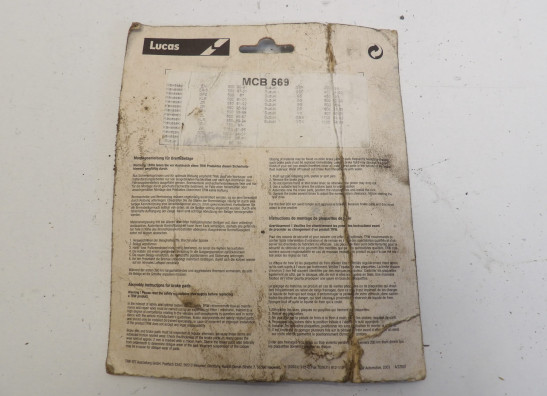 Bremsbeläge Kawasaki ER 5