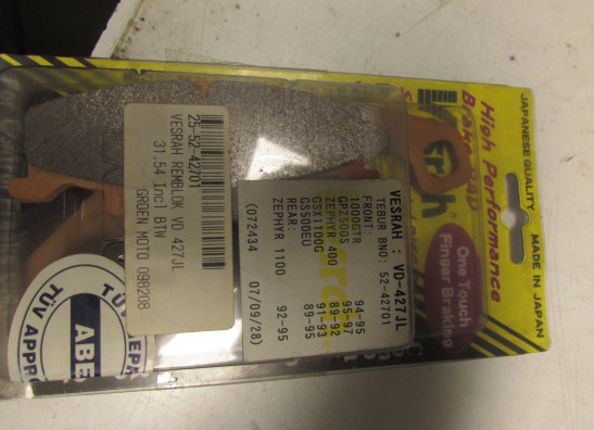 Bremsbeläge hinten Suzuki RM 500