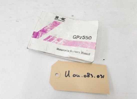 Fahrerhandbuch Kawasaki GPZ 550