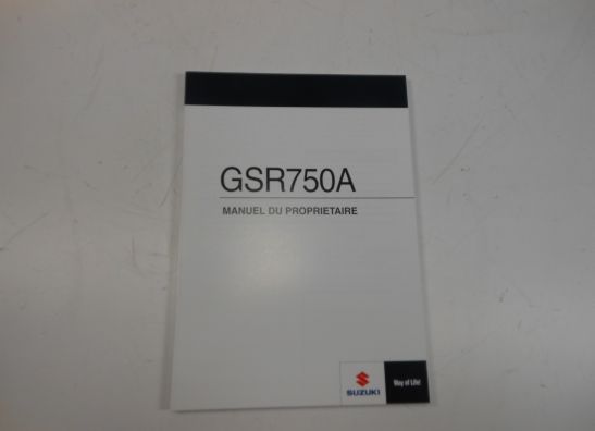 Instructieboekje Suzuki GSR 750