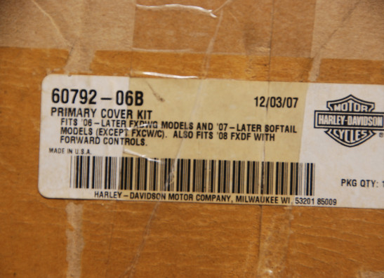 Crankcase cover Clutch side Harley Davidson Softtail