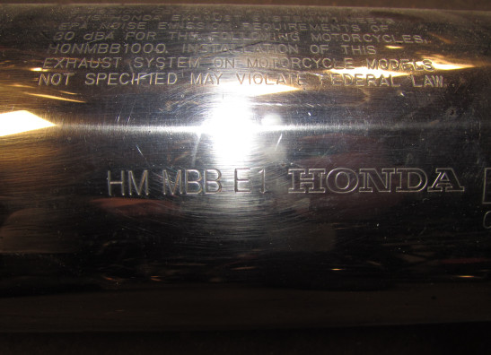 Uitlaat Honda VTR 1000 F
