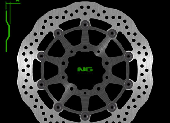 Brake disc front Kawasaki Z 750