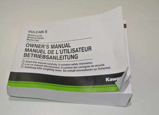 Instructieboekje Kawasaki 650 Vulcan S 2015-2019