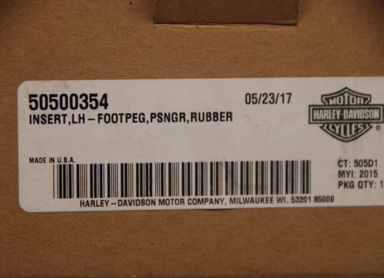 Pillion step left  Harley Davidson Touring FL