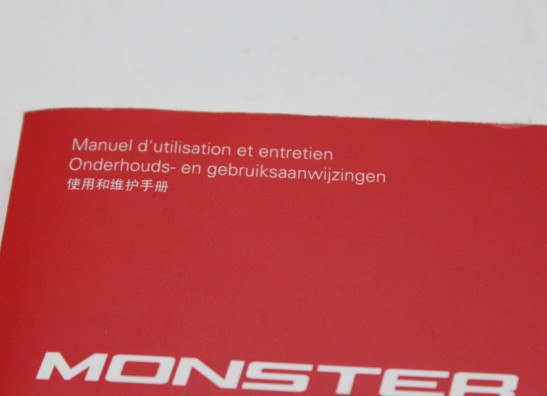 Instructieboekje Ducati monster 696