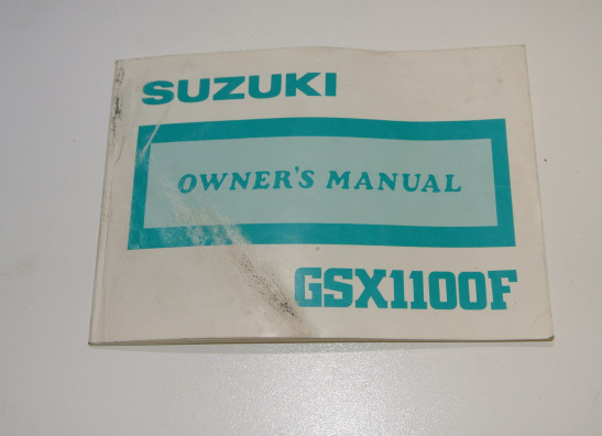 Instructieboekje Suzuki GSX 1100 EF ES