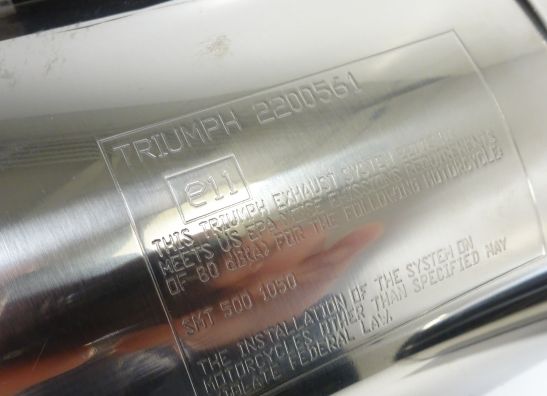 Auspuff Triumph Speed Triple 1050