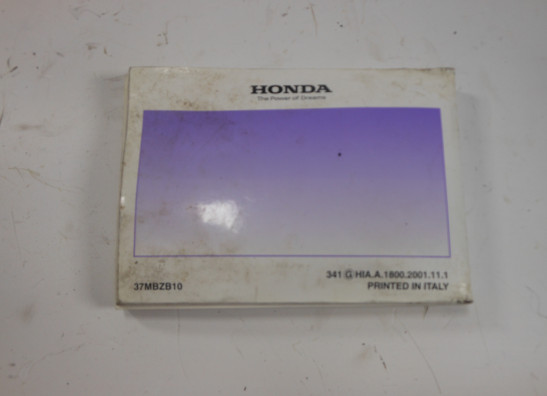 Instructieboekje Honda CB 600 F