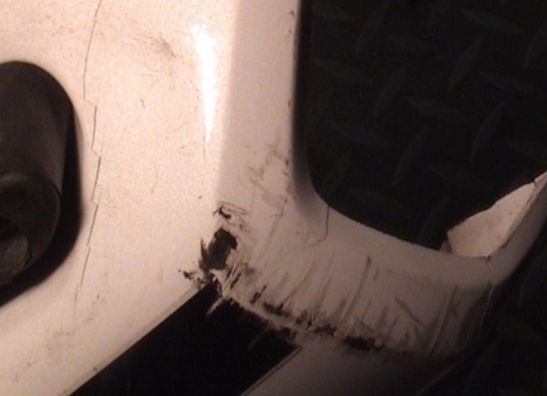 Heck links Suzuki GSX R 1100