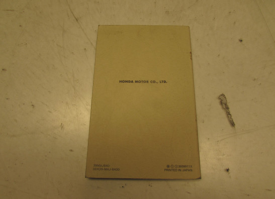 Fahrerhandbuch Honda ST 1100 Pan European