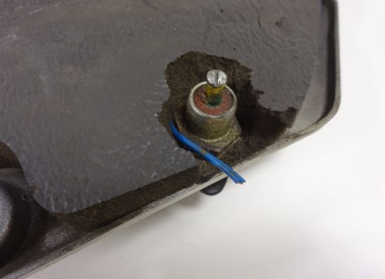 Linker achterkant Kawasaki KLE 500