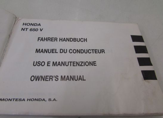 Instructieboekje Honda NTV 650
