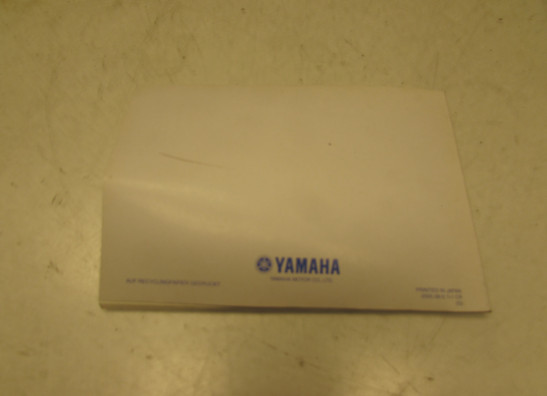 Instructieboekje Yamaha XVS 650 Dragstar