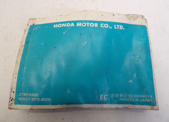 Fahrerhandbuch Honda CB 500