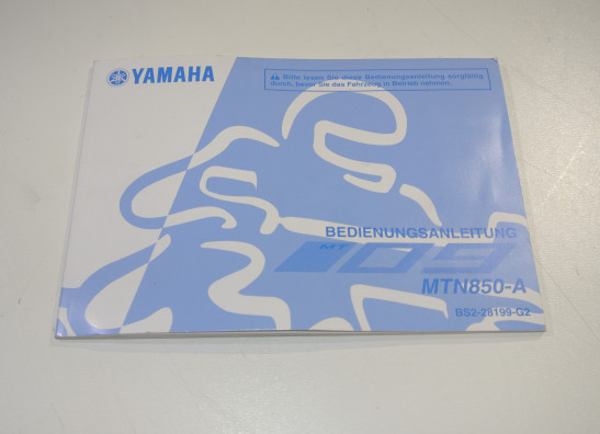 Instructieboekje Yamaha MT 09