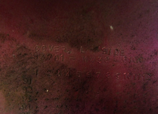 Linker zijkuip klein Honda CB 750 