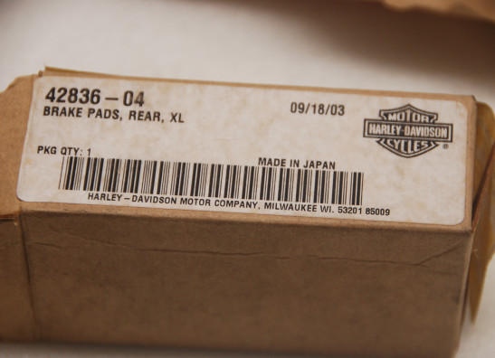 Remblokken achter Harley Davidson Sportster