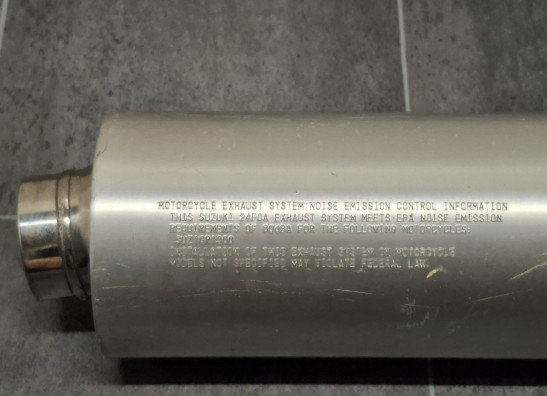 Uitlaat Suzuki GSX R 1300 Hayabusa