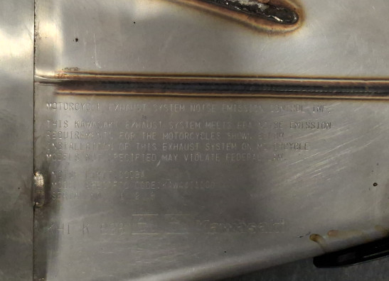 Auspuff Kawasaki Z 1000