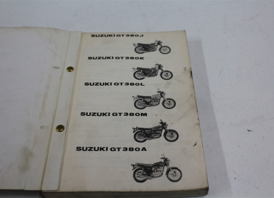 Parts book Suzuki GT 380