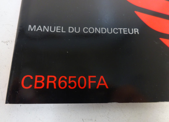 Instructieboekje Honda CBR 650 F