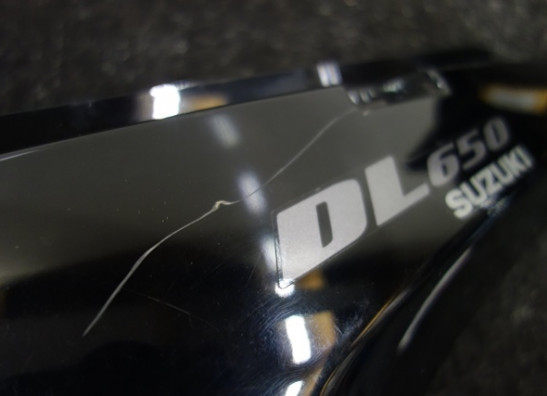 Linker achterkant Suzuki DL 650 V STROM