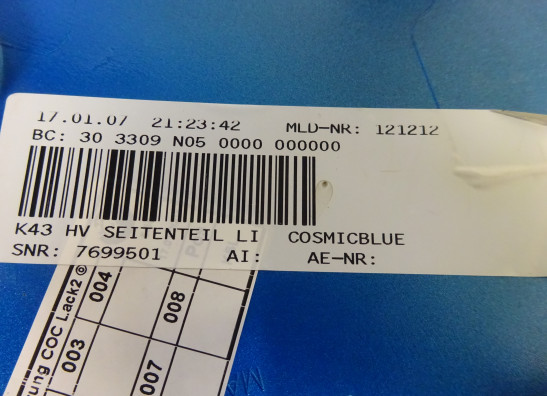 Seiten verkleidung links BMW K 1200 R 