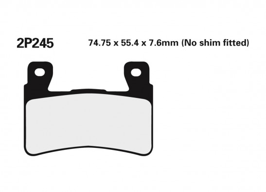 Braking pads front Honda CBR 600 RR