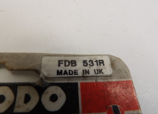 Remblokken achter Honda TRANSALP