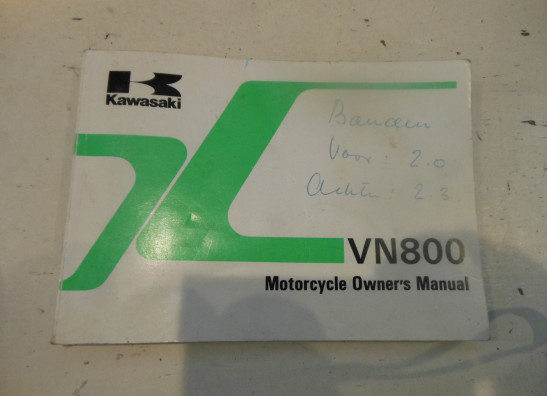 Fahrerhandbuch Kawasaki VN 800