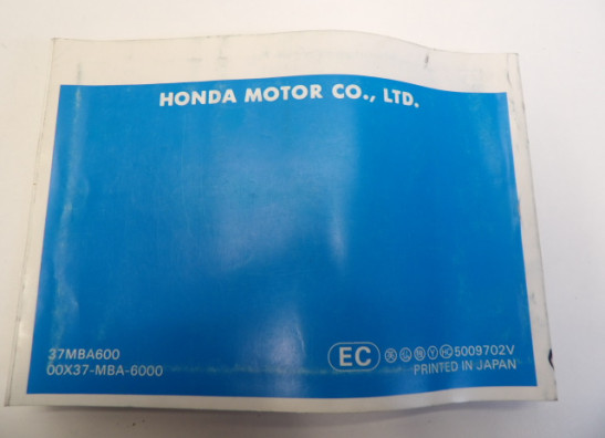 Instructieboekje Honda VT 750 Shadow