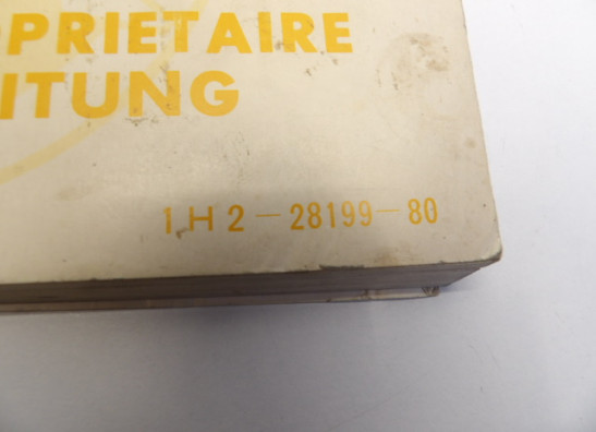 Instructieboekje Yamaha XS 500