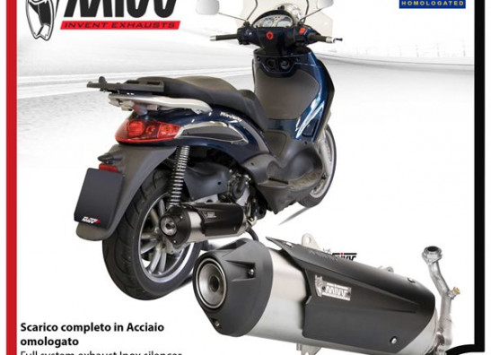 Uitlaat Piaggio Beverly 500