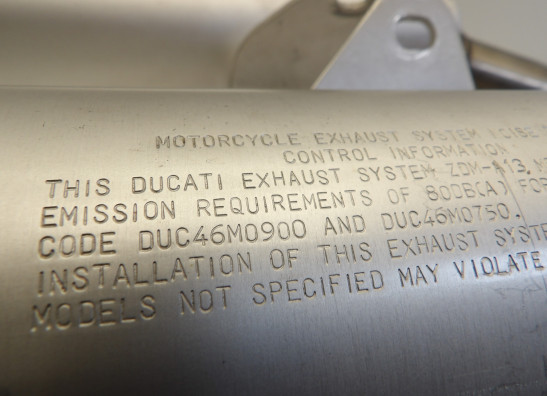 Auspuff Ducati monster 900