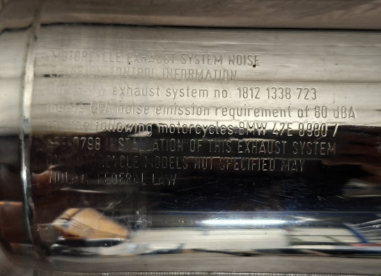 Muffler BMW R 100  R 80